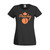 Ladies Black Princess Peachy T shirt Womens Peach Vinyl Print