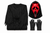 Adults Scream Devil Movie Ghost Robes Belt Gloves & Overhead Face Mask Halloween Fancy Dress Costume