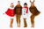 Adults Deluxe Velveteen Festive Poncho Shawl Christmas Fancy Dress Costume