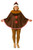 Adults Deluxe Velveteen Festive Poncho Shawl Christmas Fancy Dress Costume