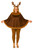 Adults Deluxe Velveteen Festive Poncho Shawl Christmas Fancy Dress Costume
