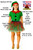 Adults Buttons Elf Santas Little Helper Christmas Fancy Dress Costume 16" Tutu & T-Shirt Set