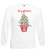 Adults Merry Christmas Bud 420 Mary Jane Festive White Unisex Christmas Jumper