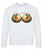 Adults Xmas Pudding Boobs Adult Humour Festive White Christmas Jumper