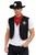 Adults Sheriff Wild West Cowboy Cowgirl Western Law Maker Fancy Dress Costume [3 Sizes]