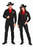 Adults Sheriff Wild West Cowboy Cowgirl Western Law Maker Fancy Dress Costume [3 Sizes]