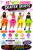 Adults Neon Coloured 15" Length Skater Skirt 1980s Fancy Dress
