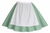 Adults 15" Length Gingham Skater Skirt With Apron Western Cowgirl World Book Day Fancy Dress Costume Accessory