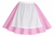 Adults 15" Length Gingham Skater Skirt With Apron Western Cowgirl World Book Day Fancy Dress Costume Accessory
