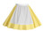 Adults 15" Length Gingham Skater Skirt With Apron Western Cowgirl World Book Day Fancy Dress Costume Accessory