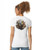 Womens Planet Earth Resource Human Nature Industry Destruction Lady Fit White T-Shirt