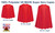 Adults Plain Red Superhero Cape Fancy Dress Costume Accessory [3 Sizes]