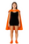 Adults Orange Superhero Cape Fancy Dress Costume Accessory [3 Sizes]