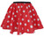 Adults Minnie Polka Dot 15" Length Skater Skirt Cartoon Book Day Movie Fancy Dress