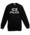 Adults USA ICE Police Stag Party Night Law Enforcement Unisex Black Sweater