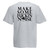 Adults Rave Police Make Some Noise Happy Face Anti-Police Logo Unisex Grey T-Shirt