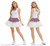 Adults Union Jack 12" (30cm) Length Cyber Tutu Skirt Great Britain National Flag Fancy Dress