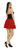 Adults Queen of Hearts Skirt 15" (38cm) Length Wonderland World Book Day Movie Fancy Dress