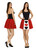 Adults Queen of Hearts Skirt 15" (38cm) Length Wonderland World Book Day Movie Fancy Dress