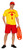 Adults Lifeguard Seaside Stag Night Hen Party Beach Emergency Services Fancy Dress Costume