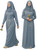 Adults Medieval Septa Unella Pagan Nun Halloween Fancy Dress Costume