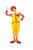 Adults Ronald The Clown Boilersuit & Accessories Halloween Circus Fancy Dress Costume