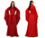 Adults Lady Melisandre Red Woman Medieval Sorceress Fantasy TV Show Witch Halloween Fancy Dress Costume