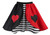 Adults Queen of Hearts Skirt 15" (38cm) Length World Book Day Wonderland Fancy Dress