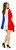 Adults France The Tricolor National Flag Dress Patriotic Supporters Fancy Dress Costume [2 Sizes]