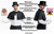 Adults Victorian Gentleman Magician Mantle Cape Top Hat & Gloves Fancy Dress