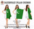 Adults Pakistan National Flag of The Star & Crescent Dress Youm-e-Azadi Fancy Dress