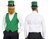 Adults Leprechaun Top Hat Beard & Waistcoat St Patricks Day Irish Fancy Dress