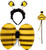 Adults Bumblebee Bee Skirt & Wing Set World Book Day Nature Insect Fancy Dress Costume
