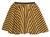 Adults 15" (38cm) Length Black & Yellow Stripe Bumblebee Bee Skater Skirt Bumblebee Fancy Dress