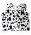 Adults Black & White Cowhide Animal Print Woody Jessie Waistcoat Cowboy Cowgirl Wild West Fancy Dress
