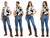 Adults Black & White Cowhide Animal Print Woody Jessie Waistcoat Cowboy Cowgirl Wild West Fancy Dress