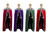 Adults Deluxe Kings Robes Cloak Nativity 3 Wise Men Medieval Cape & Crown Royal Fancy Dress