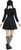 Adults Scary Daughter Wednesday Adams Halloween Movie Family Fancy Dress Costume