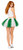 Adults Emerald Green & White 12" (30cm) Length Tutu Skirt Celtic Ireland St Patricks Day Fancy Dress