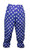 Adults Captain Spaulding Blue & White Polka Dot Full Length Clown Pants Halloween Horror Movie Fancy Dress