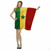 Adults National Flag Dress of Senegal Independence Day Supporters Fancy Dress Costume