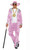Adults Pink Velvet Pimp 1970s Gangster Fancy Dress Costume & Accessories