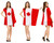 Adults National Flag of Canada Canadian Maple Leaf Supporters Fancy Dress Costume