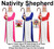 Childs Shepherd Christmas Xmas Nativity Wiseman Fancy Dress Costume [3 Sizes]