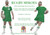Adults Ireland Rugby Nations Irish Clover Supporters Dress & Headband Fancy Dress Costume