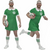 Adults Ireland Rugby Nations Irish Clover Supporters Dress & Headband Fancy Dress Costume