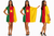 Adults Cameroon National Flag Dress Star of Unity Supporters Fancy Dress Costume
