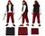 Adults Pirate Deck Hand Crew Swashbuckler 3pc Fancy Dress Costume