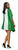 Adults National Flag of Nigeria Supporters Dress Nigerian Independence Day Fancy Dress Costume