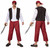 Adults Striped Pirate Pants Deck Hand Crew Swashbuckler Pants Fancy Dress Costume Accessory [Pants Only]